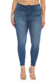 Plus size medium wash Cello skinny jeans in sizes 14-22