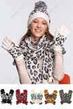 Leopard print gloves