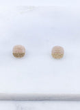 Semi precious stone post earrings